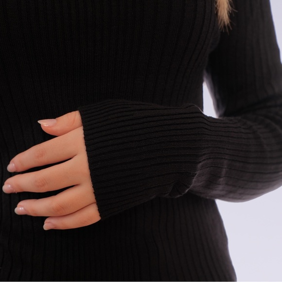 Minark Women’s Knit Top Turtleneck Long Sleeves Tees - Picture 2 of 4